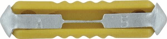 Fusible stéatite 5A longueur 25mm jaune pack 100x iMaXX