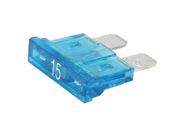 Pièces agricoles - Electricité - Fusible lame standard 32V 15A longueur 18,8mm bleu iMaXX