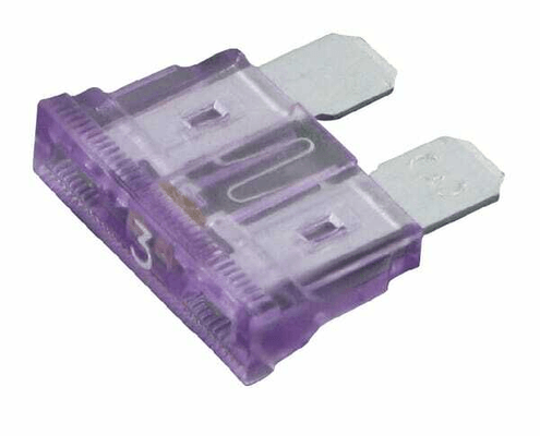 Pièces agricoles - Electricité - Fusible lame standard 32V 3A longueur 18,8mm violet iMaXX