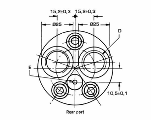 Pièces agricoles - Hydraulique - Moteur Orbit ,W. Ø16 Moteur O