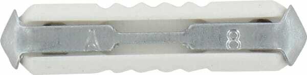 Pièces agricoles - Electricité - Fusible stéatite 8A longueur 25mm blanc pack 100x iMaXX