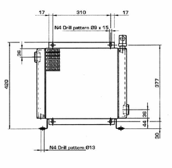 Pièces agricoles - Hydraulique - Refroidisseur d'huile (230V) 38-50'C 2030K-01-2-01