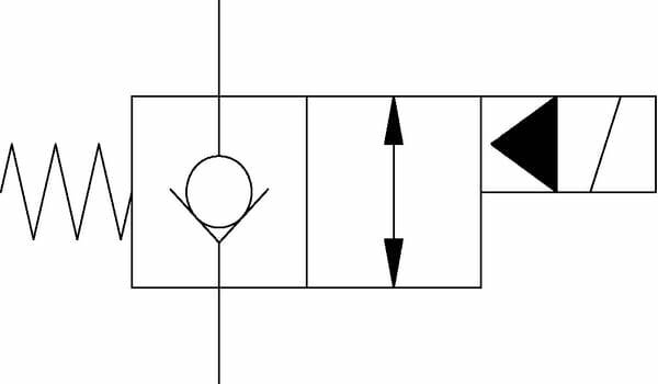 Pièces agricoles - Hydraulique - Vanne 2/2 voies VEI-CE 8 A-2A-06