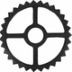Roue Cambridge dentée 530mm