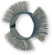 Brosse fil inox droit fin largeur 11 mm pour brosse rotative (par 1)