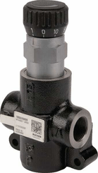 Pièces agricoles - Hydraulique - Vanne de régulation de débit 3 voies 0-50 l/min
