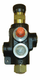 Vanne de régulation de débit 3 voies 0-65 l/min