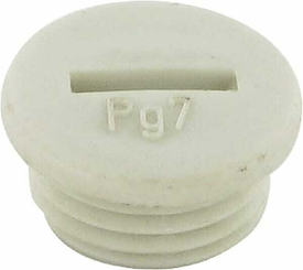 Pièces agricoles - Electricité - Bouchon d'obturation PG7 ; PA; Gris