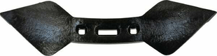 Soc double cœur Ø12 E45/75 noir