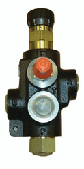 Pièces agricoles - Hydraulique - Vanne de régulation de débit 3 voies 0-65 l/min