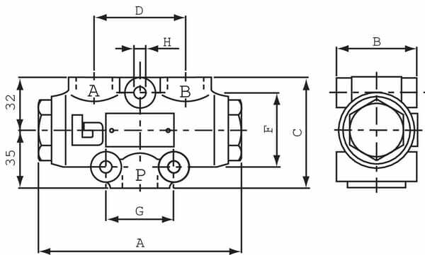Pièces agricoles - Hydraulique - Diviseur de débit 12-25l/min