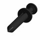 RIVET,PUSH,1/4 ,BLK NYLON Polaris origine