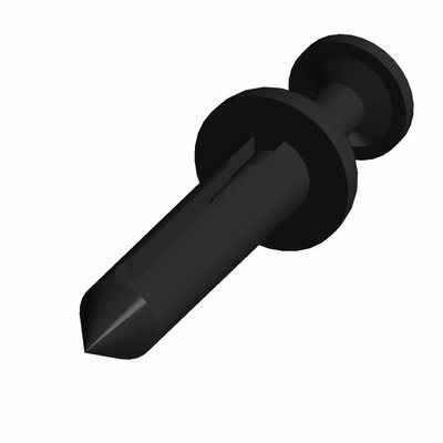 Pièces Quad & Motos - Pièces communes - RIVET,PUSH,1/4 ,BLK NYLON Polaris origine