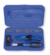 Coffret 27 pièces racloir et lames plates largeur 12 - 16 - 20 et lames 16 mm à 53° avec cutter pour lame trapèze à bouton pouss
