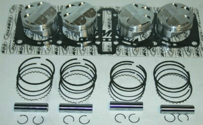Pièces Quad & Motos - Moteur - Kit piston forgé WISECO Ø77.00mm - R1041