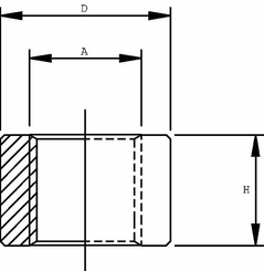 Pièces agricoles - Hydraulique - Raccord a souder simple 1