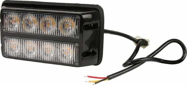 Pièces agricoles - Eclairage - Avertisseur flash LED orange 8x3W duo 12/24V