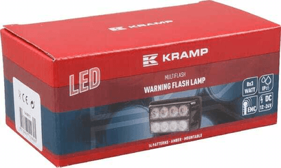 Pièces agricoles - Eclairage - Avertisseur flash LED orange 8x3W duo 12/24V