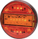 Feu arrière multifonction LED, rond, 12-24V, Ø 140mm, 5 fiches, Kramp