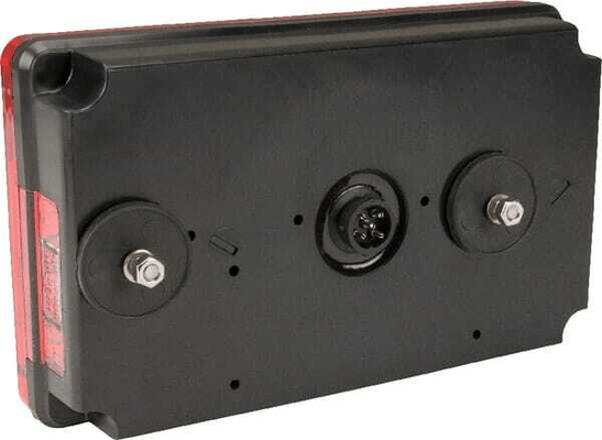 Pièces agricoles - Eclairage - Feu arrière LED rectangle gauche12-24V, 232x142x59mm, 5-fiches, Kramp