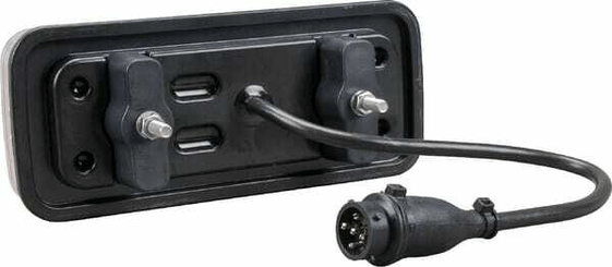Pièces agricoles - Eclairage - Feu arrière LED rectangle gauche 12-24V, 200.5x85x40mm, 5-fiches, Kramp