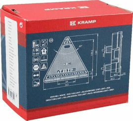 Pièces agricoles - Eclairage - Feu arrière LED triangle gauche, 12-24V, 163x144x38.8mm, Kramp