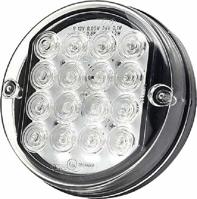 Pièces agricoles - Eclairage - Feu arrière multifonction LED, rond, 12-24V, Ø 115mm, Kramp