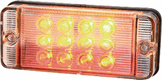 Feu arrière multifonction LED, rectangulaire, 12-24V, 107.4x46.7x23mm, 5 fiches, Kramp