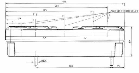 Pièces agricoles - Eclairage - Feu arrière LED rectangle gauche 12-24V, 232x142x59mm, Kramp