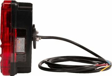 Pièces agricoles - Eclairage - Feu arrière LED rectangle gauche 12-24V, 232x142x59mm, Kramp