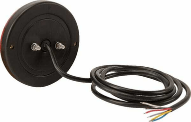 Pièces agricoles - Eclairage - Feu arrière multifonction LED, rond, 12-24V, Ø 140mm, Kramp