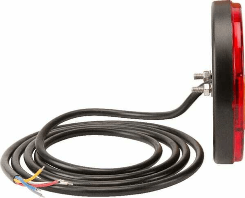 Pièces agricoles - Eclairage - Feu arrière multifonction LED, rond, 12-24V, Ø 140mm, Kramp