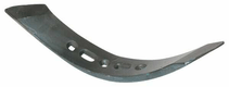 Pointe de cultivateur 450x70x15mm, réversible trempée à gauche, incurvée, 5 trous, convient pour Väderstad