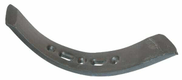 Pointe de cultivateur 450x70x15mm, réversible droite trempée, incurvée, 5 trous, convient pour Väderstad