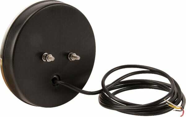 Pièces agricoles - Eclairage - Feu arrière multifonction LED, rond, 12-24V, Ø 152mm, Kramp