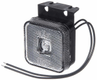 Feu de gabarit LED, carré, 12-24V, 65x65x28mm, Kramp