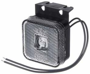 Pièces agricoles - Eclairage - Feu de gabarit LED, carré, 12-24V, 65x65x28mm, Kramp