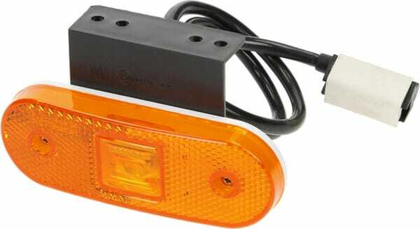 Pièces agricoles - Eclairage - Feu de gabarit LED, rectangulaire, 12-24V, 113,5x40x26,5mm, Jaeger, Kramp