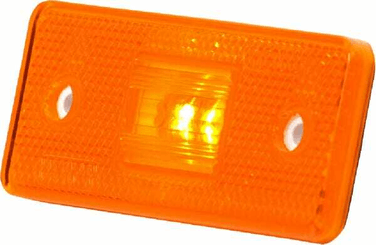 Pièces agricoles - Eclairage - Feu de gabarit LED, rectangulaire, 12-24V, 106x46x23mm, Kramp