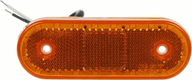 Feu de gabarit LED, rectangulaire, 12-24V, 114x40x25mm, Kramp