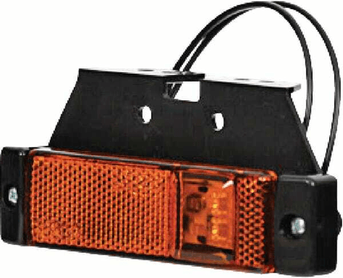 Pièces agricoles - Eclairage - Feu de gabarit LED, rectangulaire, 12-24V, 130x32x20.5mm, Kramp