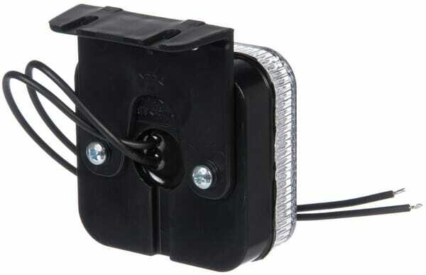 Pièces agricoles - Eclairage - Feu de gabarit LED, carré, 12-24V, 65x65x28mm, Kramp