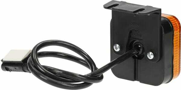 Pièces agricoles - Eclairage - Feu de gabarit LED, carré, 12-24V, 65x65x28mm, Jaeger, Kramp