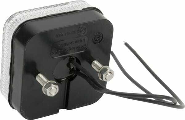 Pièces agricoles - Eclairage - Feu de gabarit LED, carré, 12-24V, 65x65x28mm, Kramp