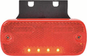 Feu de gabarit LED, rectangulaire, 12-24V, 105.4x45x11.8mm, Kramp