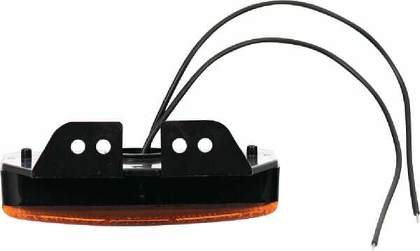 Pièces agricoles - Eclairage - Feu de gabarit LED, rectangulaire, 12-24V, 111x50.5x23mm, Kramp
