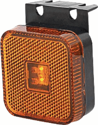Pièces agricoles - Eclairage - Feu de gabarit LED, carré, 12-24V, 65x65x28mm, Kramp