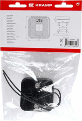 Pièces agricoles - Eclairage - Feu de gabarit LED, carré, 12-24V, 65x65x28mm, Kramp