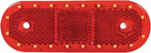 Pièces agricoles - Eclairage - Feu de gabarit LED, rectangulaire, 12-24V, 114x40x25mm, Kramp