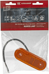 Pièces agricoles - Eclairage - Feu de gabarit LED, rectangulaire, 12-24V, 114x40x25mm, Kramp
